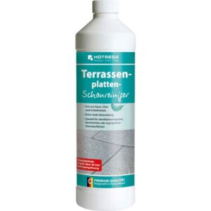 HOTREGA Terrassenplatten Schonreiniger 1 Liter - Materialschonendes Konzentrat