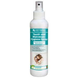 HOTREGA Textil- und Matratzen-Hygiene-Spray 250 ml, entfernt Hausstaub-Milbenallergene, Langzeitwirkung