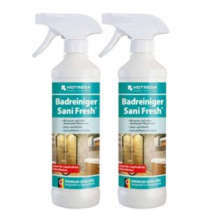HOTREGA Badreiniger Sani Fresh 500 ml - Fliesenreiniger, Sanitärreiniger, Armaturenreiniger