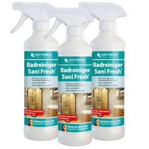 HOTREGA Badreiniger Sani Fresh 500 ml - Fliesenreiniger, Sanitärreiniger, Armaturenreiniger