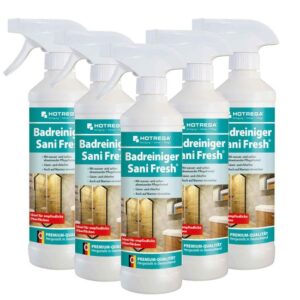 HOTREGA Badreiniger Sani Fresh 500 ml - Fliesenreiniger, Sanitärreiniger, Armaturenreiniger