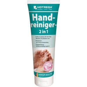 HOTREGA Handreiniger, Handwaschpaste, Handseife 2in1 250 ml Tube - Hand-Reinigung + Pflege