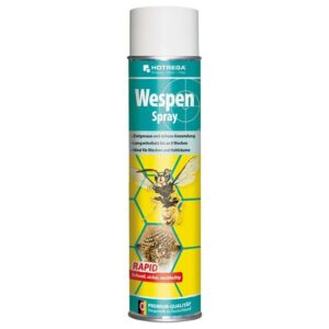 HOTREGA Wespen Spray 600 ml mit Sprühröhrchen, Insektenspray, mit Langzeitwirkung