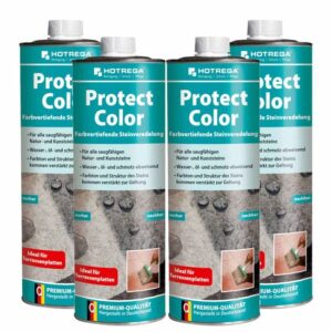 HOTREGA Protect Color Farbvertiefende Steinveredelung 1 Liter - Imprägnierung, Steinschutz
