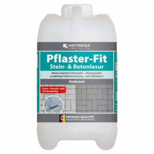 HOTREGA Pflaster-Fit Stein- und Betonlasur, Pflasterlasur, Pflasterfarbe, Betonfarbe 2 L