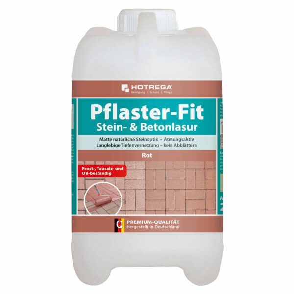 HOTREGA Pflaster-Fit Stein- und Betonlasur, Pflasterlasur, Pflasterfarbe, Betonfarbe 2 L – Bild 2