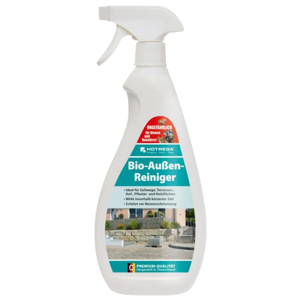 HOTREGA Bio-Außen-Reiniger 750 ml, Steinreiniger, Holzreiniger, leichte Verschmutzungen – Bild 2