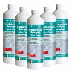 HOTREGA Feinsteinzeug Reiniger Micro Floor 1l - intensive Reinigung und Pflege für Feinsteinzeugfliesen