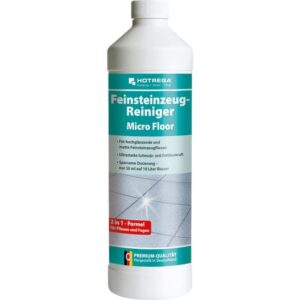 HOTREGA Feinsteinzeug Reiniger Micro Floor intensive Reinigung und Pflege für Feinsteinzeugfliesen 1 L