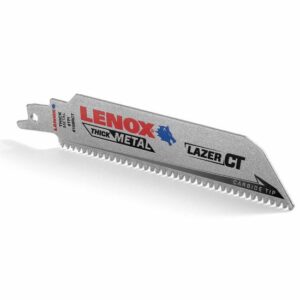 Lenox Säbelsägeblatt HM Lazer CT - Hochleistungsmetalle, 10x längere Lebensdauer, Präzisionsschliff jeder einzelnen Zähne