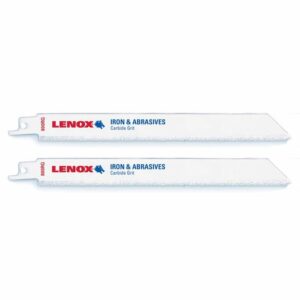 Lenox Säbelsägeblatt 203mm - Sägeblatt Set 2 Stück - Keramik, Kunststein, Ziegel
