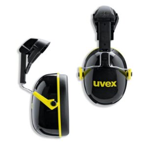 uvex Kapselgehörschutz K2H SNR 30 dB - Zubehör für Schutzhelme pheos, alpine, airwing, superboss, thermoboss EN 352-3