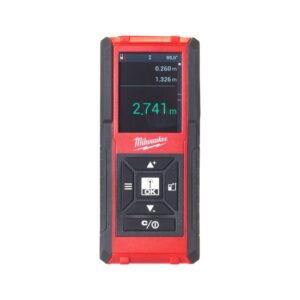 Milwaukee Laser-Entfernungsmesser LDM100 Distanzmesser, Abstandsmesser, LCD-Display, digitaler Neigungssensor, 100m
