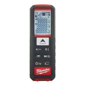 Milwaukee Laser-Entfernungsmesser LDM50 Distanzmesser, Abstandsmesser, LCD-Display, Länge, Fläche, Volumen - 50m