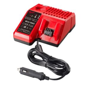 Milwaukee Akku-KFZ-Ladegerät M12-18AC 12V, 14V, 18V, Charger, Ladestation, Batterieladegerät, Akkuladegerät