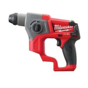 Milwaukee Akku-Bohrhammer M12 CH-0 FUEL, Bohrmaschine, Schlagbohrmaschine mit niedriger Vibration, 12V