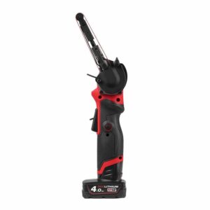 Milwaukee Akku-Bandfeile M12 FBFL10-402B FUEL 12V 4Ah, Akku-Feile, Elektrofeile mit variabler Geschwindigkeit