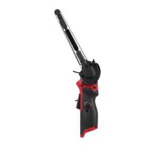 Milwaukee Akku-Bandfeile M12 FBFL13-0 FUEL 12V 4Ah, Akku-Feile, Elektrofeile mit Variabler Geschwindigkeit