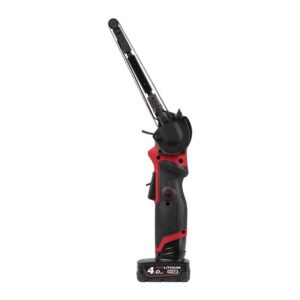 Milwaukee Akku-Bandfeile M12 FBFL13-402B FUEL™ 12V 4Ah, Akku-Feile, Elektrofeile mit Variabler Geschwindigkeit
