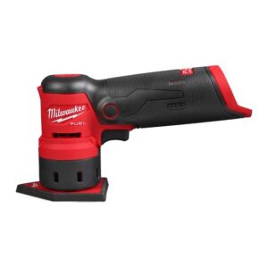 Milwaukee Akku-Punktschleifer M12 FUEL FDSS-0B, Exzenterschleifer mit pentaförmigem Schleifteller, 12V