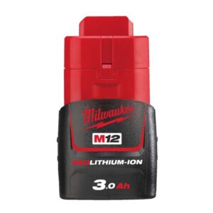 Milwaukee Akku M12 B3 12V 3.0Ah Ersatzakku Akkupack Batterie Steckakku Red Lithium Ion