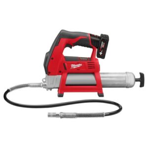 Milwaukee Akku-Fettpresse M12GG-401B 12V, 4Ah, 454 g Fassungsvermögen, 562 bar Betriebsdruck, inkl. Akku und Ladegerät