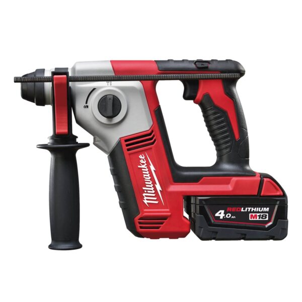 Milwaukee Akku-Bohrhammer M18 BH-402C Bohrmaschine, Schlagbohrer, SDS-Plus, 1,2 J bei nur 2,5 kg Gewicht - 18V – Bild 2