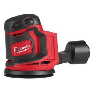 Milwaukee Akku-Exzenterschleifer M18 BOS125-0, Schleifgerät, Rundschleifer mit Geschwindigkeitsvoreinstellung, 18V