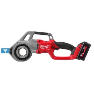 Milwaukee Akku-Gewindeschneidkluppe M18 FPT114-802C FUEL 18V 8Ah, Gewindekluppe für 1/8" bis 1 1/4" Rohre