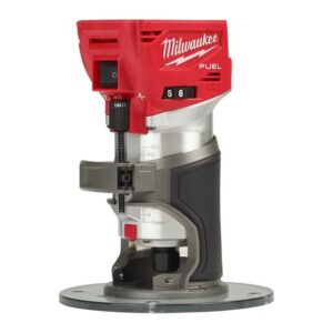 Milwaukee Akku-Kantenfräse M18 FTR8-0X, Fräsmaschine, Holzfräse, Oberfräse mit variabler Geschwindigkeitseinstellung, 18V