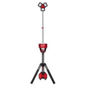 Milwaukee Akku-Baustrahler M18 HOSALC-0, Baustellenleuchte, Baustrahler mit bis zu 10 Stunden Laufzeit - 18V