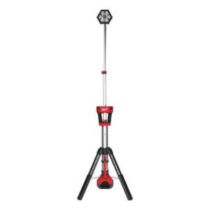 Milwaukee LED Akku-Baustrahler M18 SAL-0 Baustellenleuchte, Werkstattleuchte - 18V mit bis zu 2000 Lumen