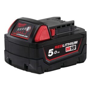 Milwaukee Akku M18 B5 18V 5.0Ah Ersatzakku Akkupack Batterie Schiebeakku Red Lithium Ion