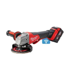 Milwaukee Akku-Winkelschleifer, Trennschleifer 18V ONE Ø 125mm inkl. 2x 5Ah Akku