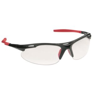 Schutzbrille JSP M9700 Sports in klar, grau, leichtgewicht und kratzfest, hoher Tragekomfort durch gummierte Bügelenden - werkstatt-king.de - Sicherheitsbrille, Arbeitsschutzbrille