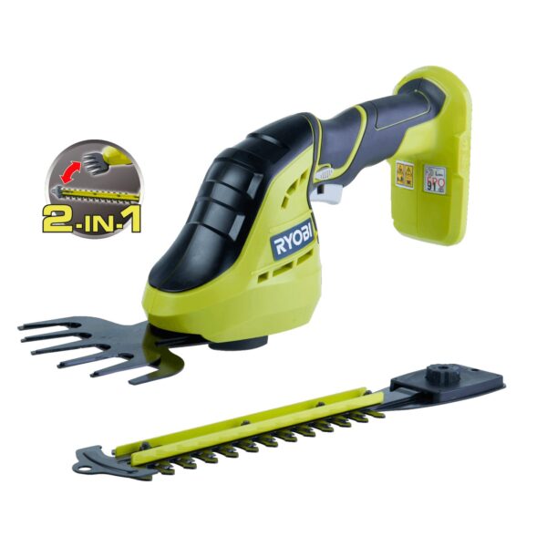 RYOBI Akku-Gras- und Strauchschere OGS1822 18V, Grasschere, Strauchmesser, Grasmesser, Gartenschere – Bild 2