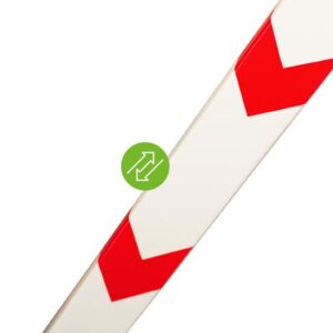 Knuffi Wegeleitsystem Oneway removable 1 Meter, wiederverwendbarer Klebestreifen, für viele Oberflächen, Made in Germany