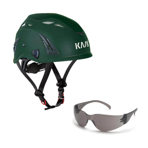 KASK Schutzhelm, Bauhelm, Plasma AQ - Arbeitsschutz-Helm + Schutzbrille grau - EN 397 – Bild 2