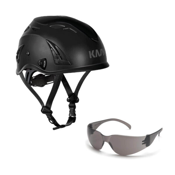 KASK Schutzhelm, Bauhelm, Plasma AQ - Arbeitsschutz-Helm + Schutzbrille grau - EN 397 – Bild 2