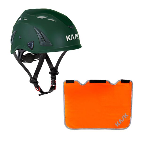 KASK Schutzhelm, Industriekletterhelm Plasma AQ- Arbeitsschutzhelm, Drehrad + Nackenschutz orange mit BG Bau Förderung – Bild 2