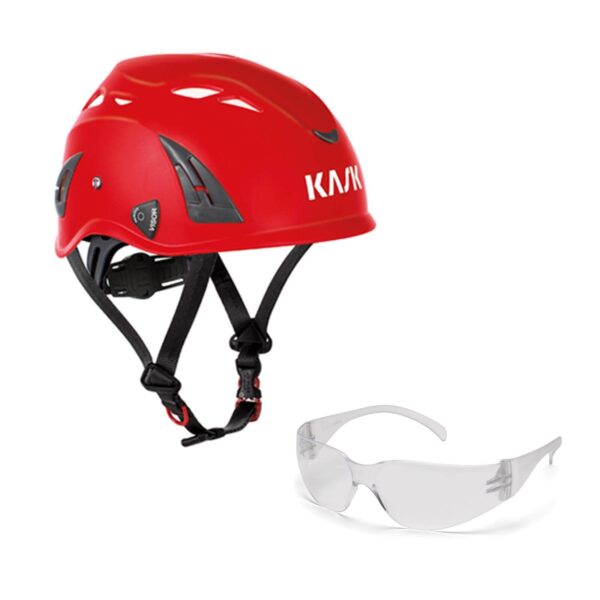 KASK Schutzhelm, Industriekletterhelm Plasma AQ - Arbeitsschutz-Helm + Schutzbrille klar - EN 397 – Bild 2