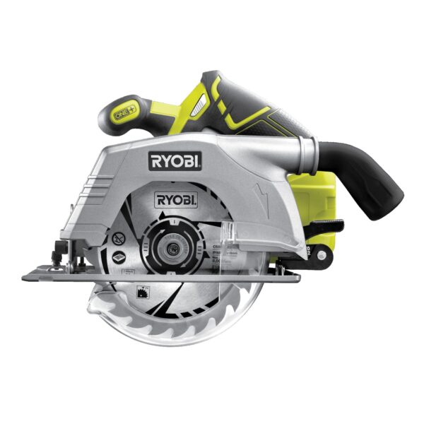 RYOBI Akku-Handkreissäge R18CS-0 18V, Kreissäge, inkl. Sägeblatt 165mm, max. Schnittkapitätskapazität 52mm – Bild 2