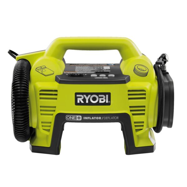 RYOBI Akku-Kompressor R18I-0 18V, Akku Luftpumpe, Reifen Druckluft, 10.3 bar, inkl. Zubehör – Bild 2