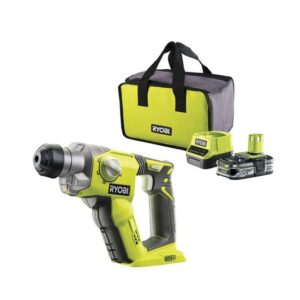 RYOBI Akku-Bohrhammer R18SDS-125S ONE+ Schlagbohrmaschine inkl. Akku und Ladegerät, SDS-Plus, 1,3J, 18V