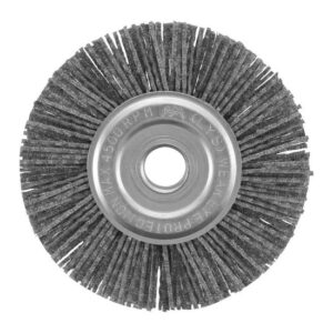RYOBI Nylonbürste für Fugenreiniger RY18PCA, Weichgestein, Sandstein, schonende Borsten, 115mm