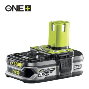RYOBI Lithium-Akku ONE+, Ersatzakku, Batterie, 5133002237, Akku-Pack mit Einzellenüberwachung, 18V, 2,5Ah