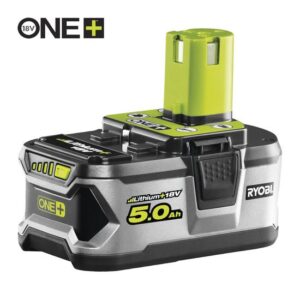 RYOBI Lithium-Akku ONE+, Ersatzakku, Batterie, 5133002433, Akku-Pack mit Einzellenüberwachung, 18V, 5,0Ah