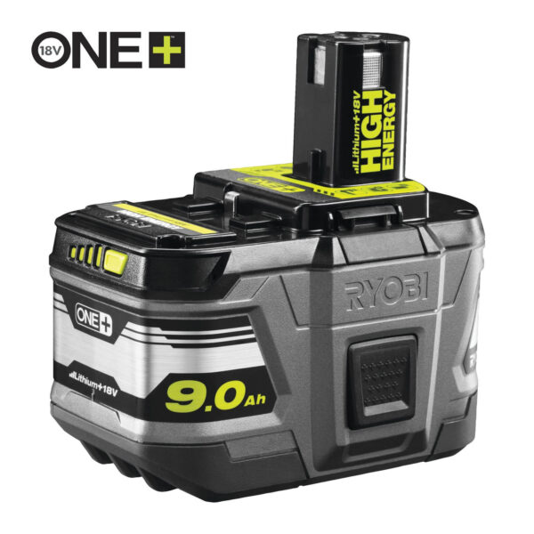 RYOBI Lithium-Akku ONE+, Ersatzakku, Batterie, 5133002865, Akku-Pack mit Einzellenüberwachung, 18V, 9,0Ah – Bild 2