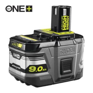 RYOBI Lithium-Akku ONE+, Ersatzakku, Batterie, 5133002865, Akku-Pack mit Einzellenüberwachung, 18V, 9,0Ah