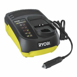 RYOBI Autoladegerät RC18118C ONE+ 18 Volt, KFZ-Ladegerät, Charger, Akkuladegerät über die 12 V Steckdose im KFZ